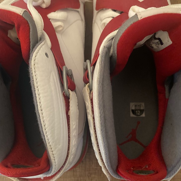 Air Jordan retro 8 White Red Men’s size 12 - Picture 9 of 10